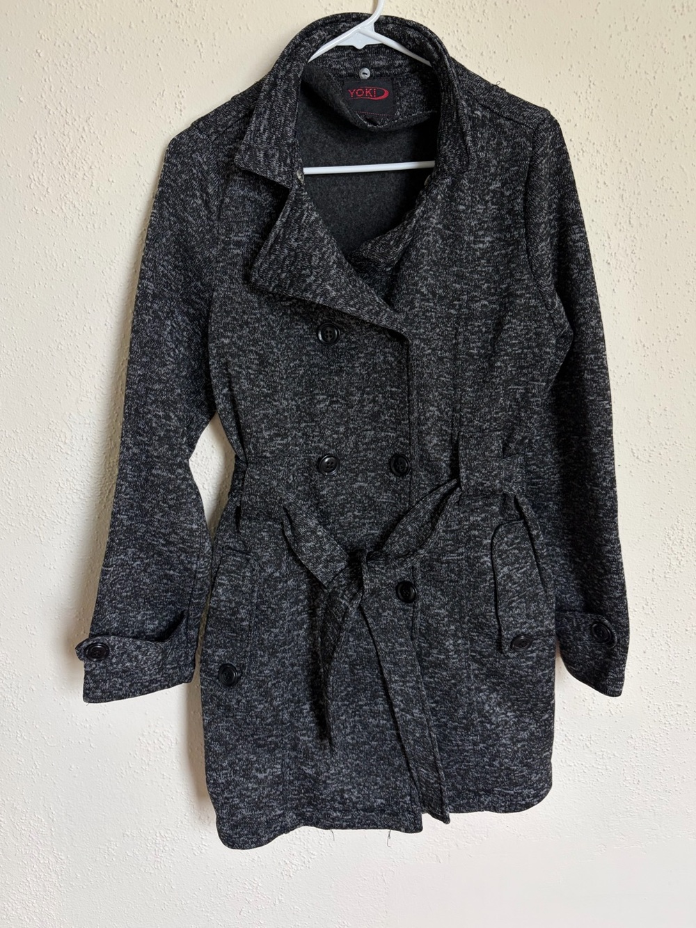 Yoki Fleece Pea Coat